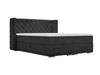 Boxspringbett mit Bettkasten 120x200 Lion Schwarz