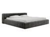 Polsterbett mit Bettkasten und Lattenrost 140x200 Lipari Dunkelgrau