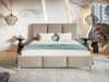 Polsterbett mit Lattenrost 120x200 Trio Beige