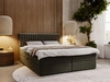 Boxspringbett mit Bettkasten 200x200 Marbella Dunkelgrau