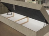 Boxspringbett mit Bettkasten 160x200 Denza Grau