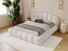 Polsterbett mit Stauraum und Lattenrost 120x200 Cloud Soft Beige