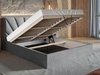 Polsterbett mit Bettkasten und Lattenrost 180x200 Orlo Dunkelblau