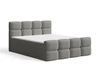 Boxspringbett mit Bettkasten 160x200 Rivon Grau