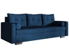 Schlafsofa mit Bettfunktion und Bettkasten Pori Dunkelblau