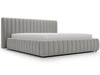 Polsterbett mit Bettkasten und Lattenrost 180x200 Bliss Grau