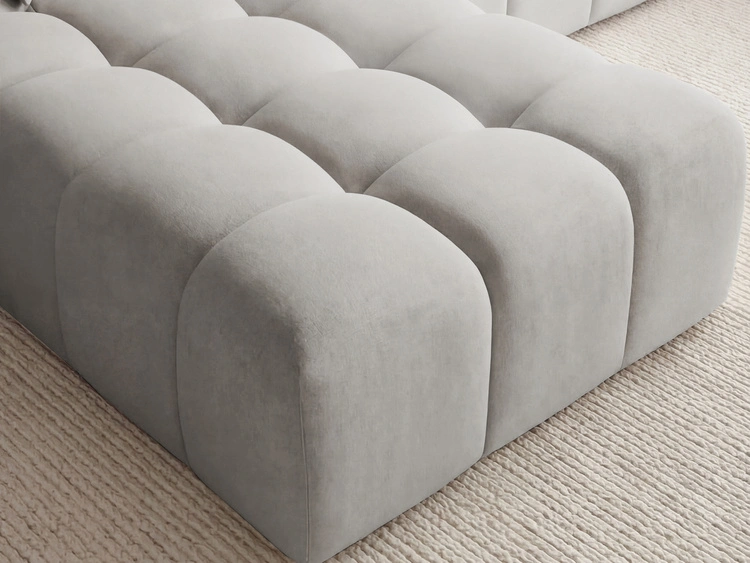 Ecksofa L-Form Links Moderne Ecksofa Loopo Grau