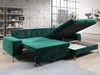 Ecksofa L-Form Rechts mit Schlaffunktion und Bettkasten Tonny Hellbraun
