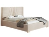 Polsterbett mit Bettkasten und Lattenrost 160x200 Tesis Beige