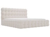 Polsterbett mit Bettkasten und Lattenrost 180x200 Twist Beige
