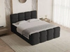Boxspringbett mit Bettkasten 160x200 Rivon Schwarz