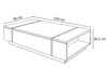 Wohnzimmer-Set im Loft-Stil Lunelie Eiche Flagstaff