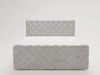 Boxspringbett mit Bettkasten 160x200 Lunaris Hellgrau