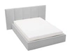 Polsterbett mit Bettkasten und Lattenrost 160x200 Lizbona Hellgrau