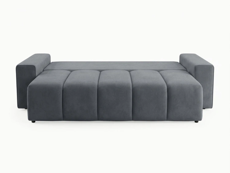 Schlafsofa mit Bettfunktion und Bettkasten Miro Dunkelgrau