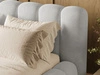 Polsterbett mit Bettkasten und Lattenrost 160x200 Averia Grau