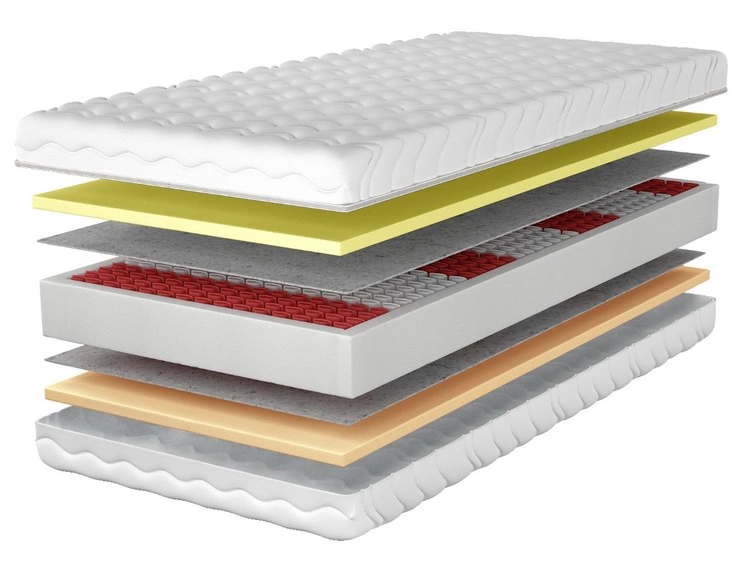 Taschenfederkernmatratze Multipocket mit hochflexiblem HR- und Visco-Schaum Avione 80x200