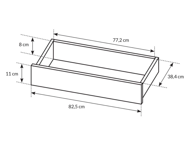 Schreibtisch mit Schubladen Anes Beige
