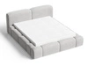 Polsterbett mit Bettkasten und Lattenrost 160x200 Aubi Grau