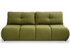 Schlafsofa mit Bettfunktion und Bettkasten Milet Grün