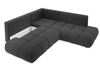 Ecksofa mit Schlaffunktion und Bettkasten Rechts Kair Graphit