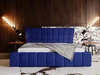 Polsterbett mit Bettkasten und Lattenrost 160x200 Paris Dunkelblau