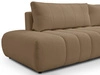 Ecksofa mit Schlaffunktion und Bettkasten Rechts Adoro Braun