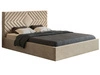 Polsterbett mit Bettkasten und Lattenrost 160x200 Loris Beige