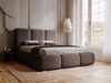 Polsterbett mit Bettkasten und Lattenrost 180x200 Bubble Braun