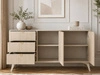 Kommode mit Türen und Schubladen Modena Beige