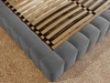 Polsterbett mit Bettkasten und Lattenrost 160x200 Rotto Grau