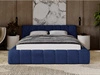 Polsterbett mit Bettkasten und Lattenrost 160x200 Ibiza Dunkelblau