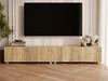 TV-Lowboard mit Türen 200 cm Kioto Artisan Eiche