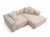 Ecksofa L Rechts Vellaro Beige