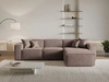 Ecksofa L-Form Rechts Arizona Braun