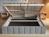 Polsterbett mit Bettkasten und Lattenrost 160x200 Siena Dunkelblau
