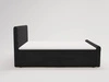Boxspringbett mit Bettkasten 160x200 Lunaris Schwarz