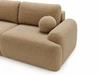 Sofa mit Schlaffunktion und Bettkasten Aurio Hellbraun