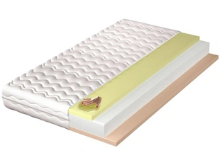 Schaumstoffmatratze mit thermoelastischem und hochelastischem Schaum Noomi 120x200