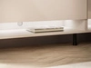 TV-Schrank für das Wohnzimmer 180 cm mit schwarzen Metallbeinen und LED-Beleuchtung Aurelie Kaschmir matt