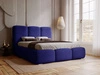 Polsterbett mit Bettkasten und Lattenrost 200x200 Bubble Blau