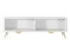 TV-Lowboard mit Türen 163 cm Latina Weiß