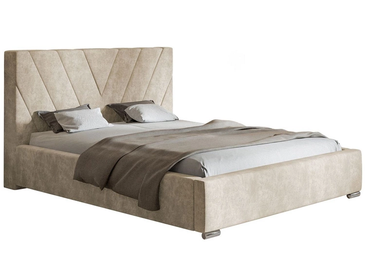 Polsterbett mit Bettkasten und Lattenrost 180x200 Tivoli Beige