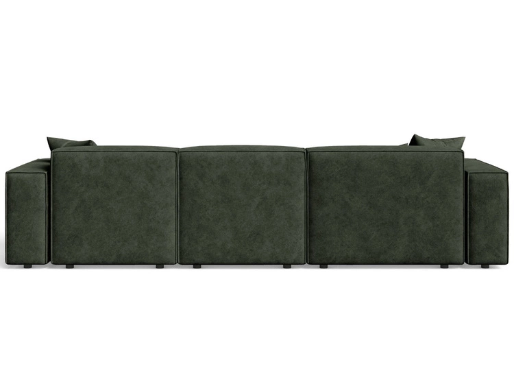 Ecksofa L-Form Links Arizona Grün