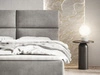 Boxspringbett mit Bettkasten 120x200 Hera Schwarz
