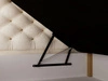Boxspringbett mit Bettkasten 180x200 Bergamo Beige