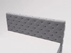 Boxspringbett mit Bettkasten 120x200 Canolo Grau