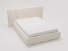 Polsterbett mit Bettkasten und Lattenrost 160x200 Lizbona  Braun