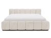 Polsterbett mit Bettkasten und Lattenrost 160x200 Cloud Low Beige