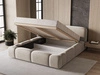 Polsterbett mit Bettkasten und Lattenrost 120x200 Aubi Beige